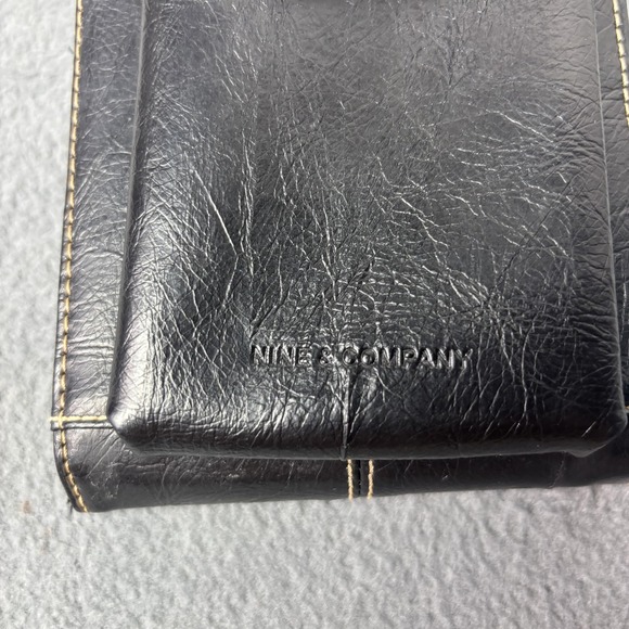Nine & Company Wallet Crossbody Bag Womens One Size Black Phone Purse ID Window - Picture 3 of 9